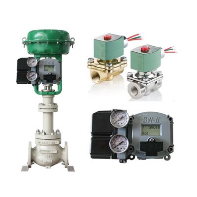 ASCO Solenoid Spool Valves ve Masoneilan SVI II Svi2 Dijital Valve Positioner Akıllı Valve Denetleyicisi
