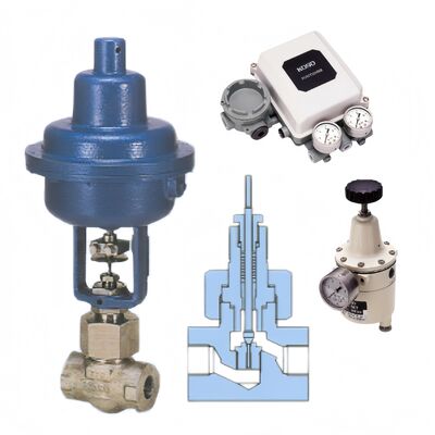 KOSO 500S Termal Elektrik Santrali Petrokimyasal Endüstriyel İşlem Sistemleri için Küçük Akış Kontrol Valfleri