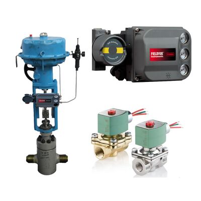 ASCO Solenoid Spool Valves ve Emerson Fisher DVC6200 Serisi Akıllı Dijital Valf Konumlandırıcı Kontrolörü