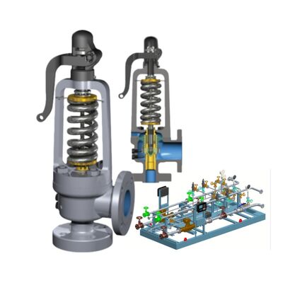 Endüstriyel Kazan Basıncı Koruması için Yüksek Akışlı ve Dengeli Körükli ASME Sertifikalı Emniyet Tahliye Vanası