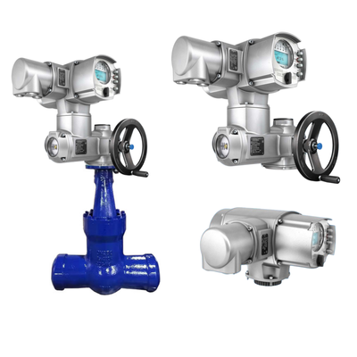 Chinese Globe Valve Body AUMA SA Multi-turn Electric Control Valve Actuators with AC Control Unit