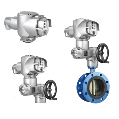 Chinese Butterfly Valve Ball Valve Body and Auma SQ Series Part-turn Actuators with AM Control Unit