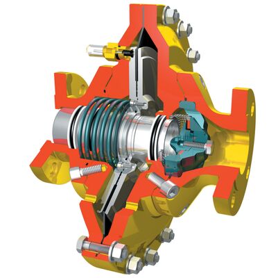 Emerson Tartarini Basınç Regülatörü FL Serisi FL-BP FL-FR Paslanmaz Çelik Basınç Düşürücü Karşı Basınç Kontrolü