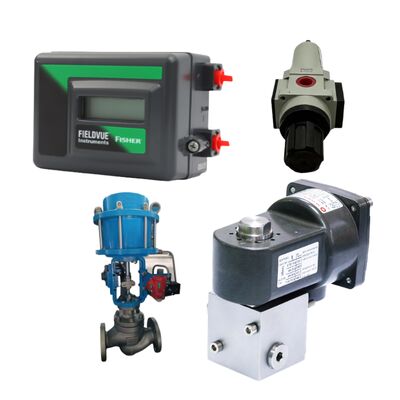 Emerson Fisher FIELDVUE DVC2000 Dijital Valf Yerleştiricisi HART 4-20mA Tek/Çifte Eylemli, NORGREN 6215/6215L Doğrudan 3/2 5/2 Patlama Güvenli Solenoid Valfi ile