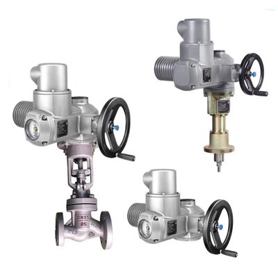 Çin Globe Valve Body AUMA SA LE doğrusal itiş birimleri ile çok dönüşlü elektrikli kontrol valf aktüatörleri