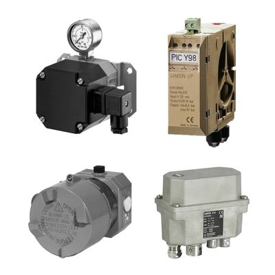 SAMSON IP Dönüştürücü 6111 6116 6126 Rafinerlik için Metalürji Kağıt Üretimi Su Arıtma Endüstrisi