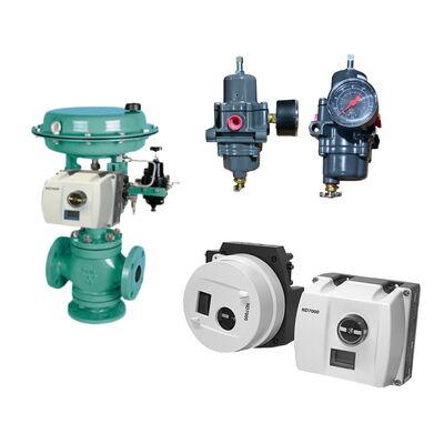 HART İletişimli, IP66 Korumalı ve Döngü Beslemeli Fisher 67CFR Filtre Regülatörlü Neles ND7000 Dijital Valf Kontrol Cihazı