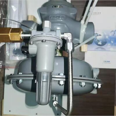 Fisher 1098-EGR Endüstriyel Kullanım İçin Yüksek Hassasiyetli Pilot Kumandalı Doğal Gaz Basınç Düşürücü Valf