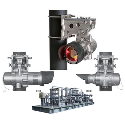 DET-TRONICS FlexSight LS2000 Açık Yollu Gaz Detektörü 200m Deteksiyon Menzili ile Çift Dalga Uzunluğu IR Teknolojisi ve Paslanmaz Çelik Kapalı