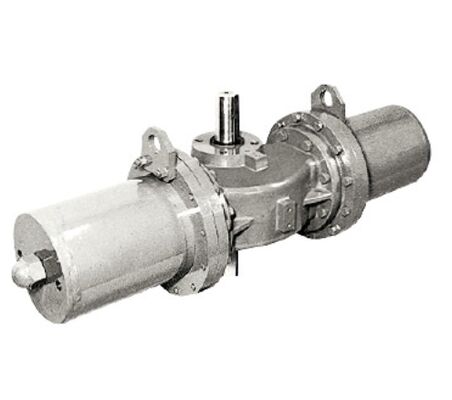 KOSO 6300 6400 6500 7300 7900 Pneumatic Cylinder Actuator with GLV Ductile Cast Iron Large Bore Butterfly Valve