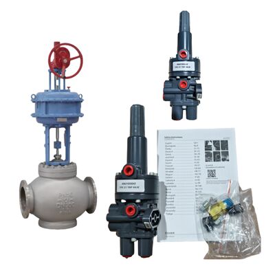 Fisher 377 Pnömatik Sinyal Güçlendirici ve Sanayi Kullanımı için DVC6200 Dijital Valf Yerleştiricisi