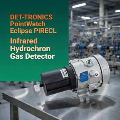 DET-TRONICS PointWatch Eclipse PIRECL Kızılötesi Gaz Detektörü Hidrokarbon Yakılabilir Gaz Sızıntı Detektörü Endüstriyel Gaz Sensörü