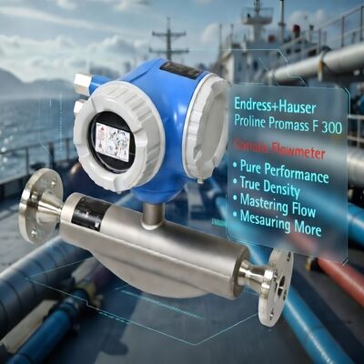 Endüstriyel Akış Ölçümü E+H Endress Hauser Promass F300 Massa Coriolis Akışölçörü