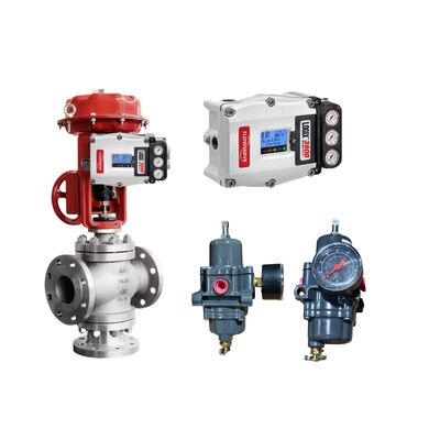 Flowserve Logix 3800 Dijital Valf Pozisyonlayıcı Akıllı Kontrol Fisher 67CFR Filtre Regülatörü ile