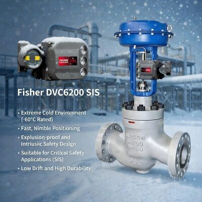 Orijinal Fisher FIELDVUE DVC6200 SIS Güvenlik Enstrümanlı Sistemi Dijital Valf Denetleyicisi