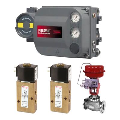Stokta Bulunan Tedarik: Emerson Fisher Fieldvue DVC6200S-204/PD/M20/G160B/ATEXIS Valf Konumlandırıcı (NORGREN 25003 Serisi Doğrudan Etkili Solenoid Valf ile Eşleştirilmiş)