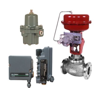 Fisher 3660/3661 Valf Konumlandırıcı ve 67CFR Filtre Regülatörü ile Pnömatik Kontrol Vanaları — Elektro-Pnömatik Konumlandırıcı, 4-20mA, Paslanmaz Çelik Sıcaklık Aralığı eksi 40°C ila 85°C