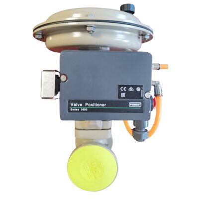 Fisher 3660/3661 Valf Konumlandırıcı ve 67CFR Filtre Regülatörü ile Pnömatik Kontrol Vanaları — Elektro-Pnömatik Konumlandırıcı, 4-20mA, Paslanmaz Çelik Sıcaklık Aralığı eksi 40°C ila 85°C