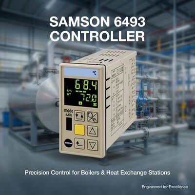 Samson 6493 Süreç Kontrolörü Endüstriyel Otomasyon Kontrol Valf Kontrolörü