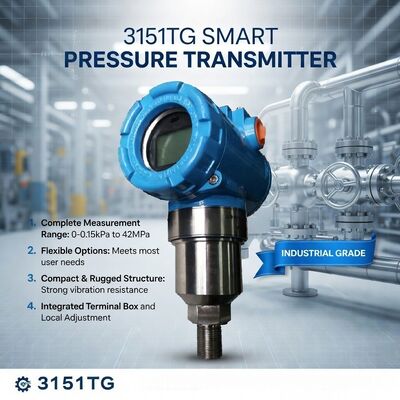 Stok SAIC 3151TG 3151GP 3151AP 1151GP 1151AP Çin OEM Dişli Dijital Akıllı Basınç Vericisi HART