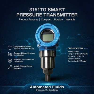 Pressure Transmitter Sensor 3151TG 3151GP 3151AP 1151GP 1151AP Intelligent Pressure Transmitter with LCD Display