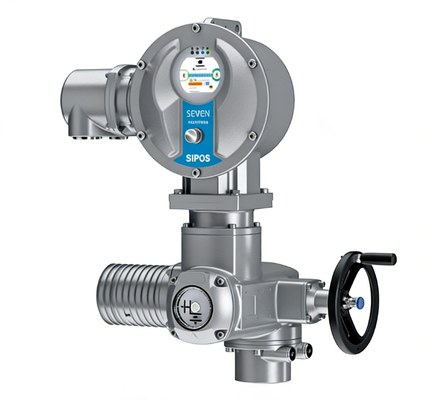 SIPOS M7636 M7637 Actuator with EHO Electric Globe Valve Nuclear Power Plant Application Extreme Condition