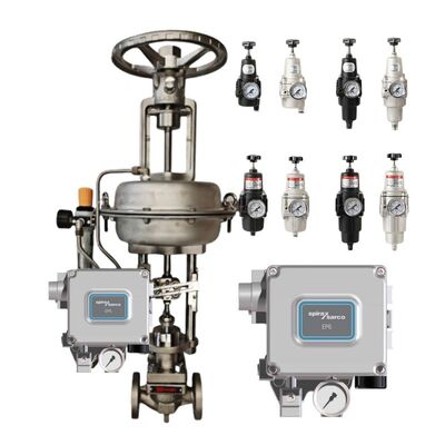 4-20mA Electro Pneumatic Smart Control Valve Positioner Spirax Sarco EP6 Power Genex FR10 FR20 FR30 Filter Pressure Regulator