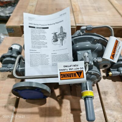Alüminyum DN 50 FISHER 299H Serisi NPT Basınç Düşürücü Regülatör