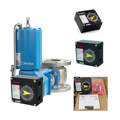 Çin Kontrol Vanası Flowserve PMV P4/P5 PMV EP5 Pnömatik Pozisyoner ve F5-NAM Anahtar Kutusu ve Neles/VALMET/MESTO B1 Aktüatör