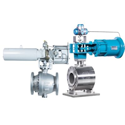 China CQCY OEM Soft Seal Fixed V Type O Type Ball Valves Pneumatic Actuators Pneumatic Ball Valves
