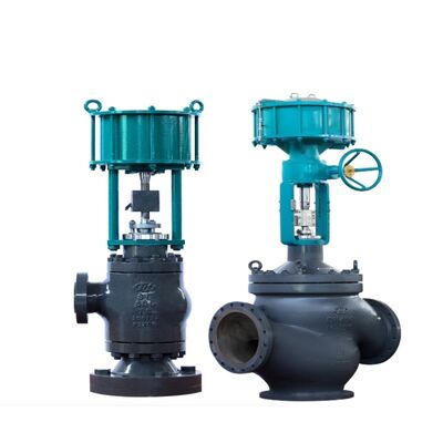Fluorine Lined Control Valve OEM Corrosion Resistant Straight Through Single Seated Control Valve