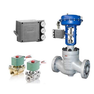 Emerson Fisher 3582 Elektro-Pnömatik Tek Etkili Valf Pozisyonlayıcı ASCO Solenoid Valfler ile