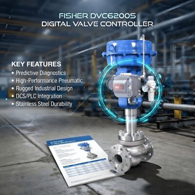 Fisher FIELDVUE DVC6200 Akıllı Valf Denetleyicisi 67CFR Pnömatik Filtre Düzenleyicisi Çin OEM Pnömatik Kontrol Valfi