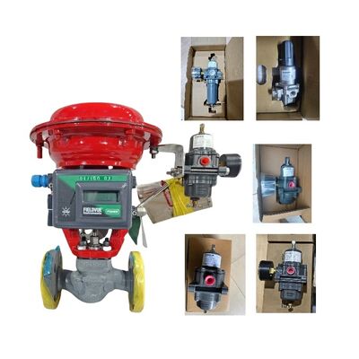 Chinese Pneumatic Control Valve with Fisher DVC2000 VALVE POSITIONER and 67CFR-226/237/239/600/601 Filter Regulator in Stock