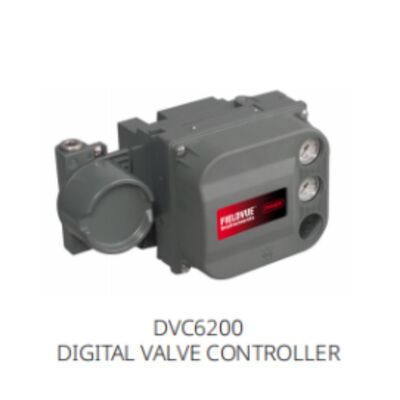 Emerson Fisher DVC6200 Pneumatic Valve Positioner with 67CFR Filter Regulator Featuring HART Communication Protocol IP66 Protection and Non-Contact Position Feedback