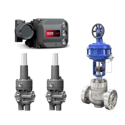 Emerson Fisher DVC6200 Dijital Valf Denetleyicisi ve Fisher 377 Çince Kontrol Valfi ile Trip Valf