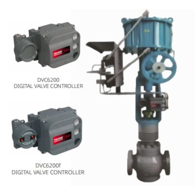 Wuzhong ABM APM Basınç Dengeli Kafes Kontrol Vanası, Fisher DVC6200 Pozisyoneri ile