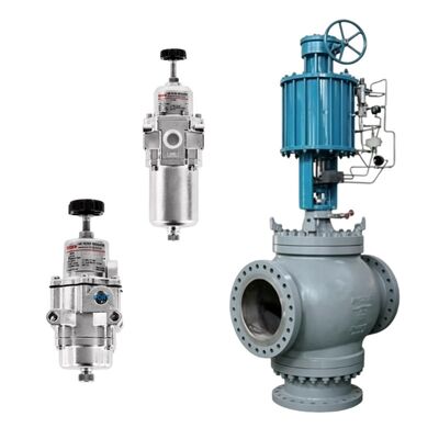 Wuzhong 3 Way Diverting Mixing Valve ACT Rotork YT Filtre Düzenleyicisi ile Petrokimyasal Isı Gücü için