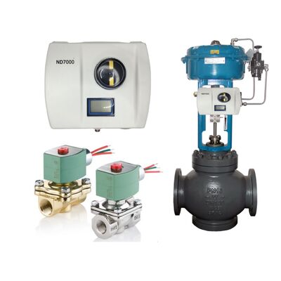 Valmet Me-sto Neles ND7000 Akıllı Kontrol Vanası Konumlandırıcısı ve ASCO Solenoid Valfı ile Wuzhong Kontrol Vanası