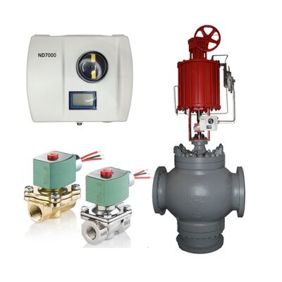 Valmet Me-sto Neles ND7000 Akıllı Kontrol Vanası Konumlandırıcısı ve ASCO Solenoid Valfı ile Wuzhong Kontrol Vanası