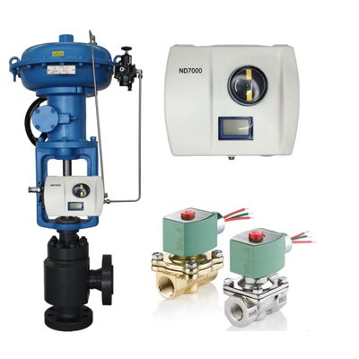 Valmet Me-sto Neles ND7000 Akıllı Kontrol Vanası Konumlandırıcısı ve ASCO Solenoid Valfı ile Wuzhong Kontrol Vanası
