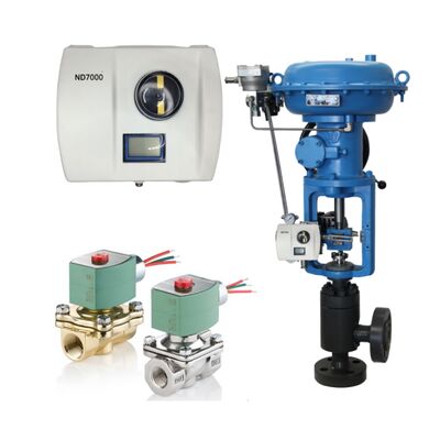 Valmet Me-sto Neles ND7000 Akıllı Kontrol Vanası Konumlandırıcısı ve ASCO Solenoid Valfı ile Wuzhong Kontrol Vanası