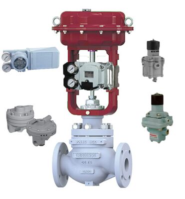 Samson Pnömatik Kontrol Vanası ve Masoneilan SVI2 Akıllı Dijital Kontrol Vanası Konumlandırıcı ve Güvenilir 4700E Elektro-pnömatik Kontrol Cihazı ve Samson 3730-3