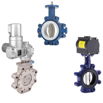 Keystone Double Eccentric Butterfly Control Valve, kabarcık sıkı kapatma ve yüksek akış kapasitesi için bölünmüş vücut tasarımı