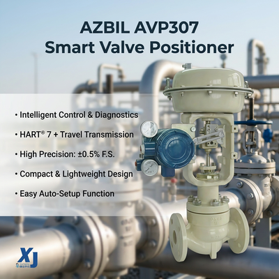 Azbil AVP307 HART Dijital Elektro Pnömatik Kontrol Valf Valf Konumlandırıcı Pilot Valf Hava Filtresi Düzenleyicisi