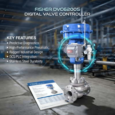 Yeni ASCO 2 Way Industrial Solenoid Valve F-isher FIELDVUE DVC6200 Dijital Valve Positioner Control Akıllı Valve Positioner HART