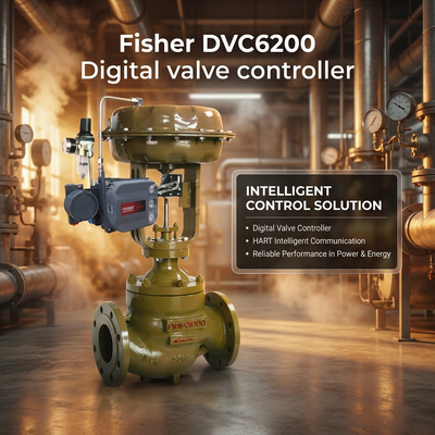 F-isher DVC6200 Dijital Valf Konumlandırıcı FIELDVUE HART ASCO 2 Yollu Solenoid Valfli Akıllı Valf Konumlandırıcı Kontrolü