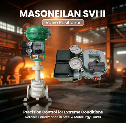 Yepyeni Masoneilan SVI2 SVI3 SVI3-211212 SVI3-21121112 OEM Akıllı Dijital Pnömatik Valf Denetleyicisi ve Konumlandırıcısı