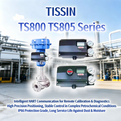 Yeni OEM Tissin TS800 TS805 Serisi Akıllı Vana Konumlandırıcı HART Dijital Kontrol Vanası Konumlandırıcı