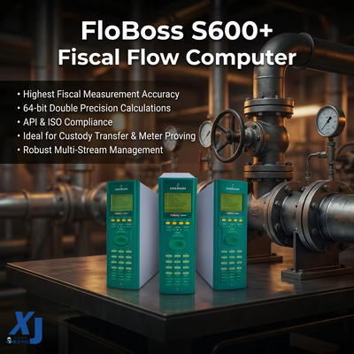 FloBoss S600+ Akış Hesaplayıcısı Endüstriyel Akış Bilgisayarı Güvenlik Nakliye Gaz Sıvı Süreç Akış Kontrolörü